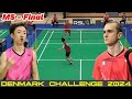 Yushi tanaka jpn vs alex lanier fra  final  denmark challenge 2024 badminton