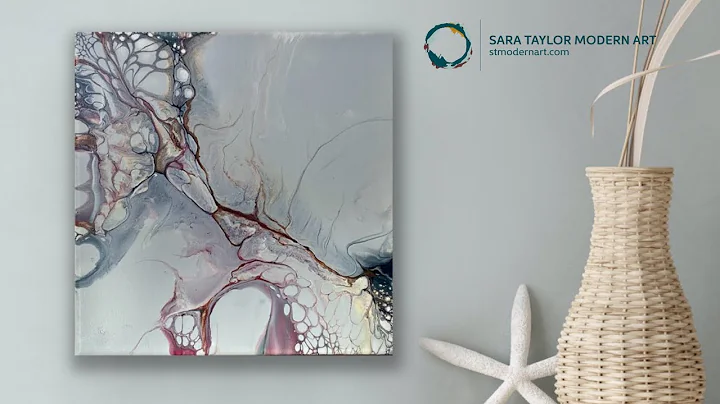 Hazel Melting Pearls | fluid art experiment w/ tra...