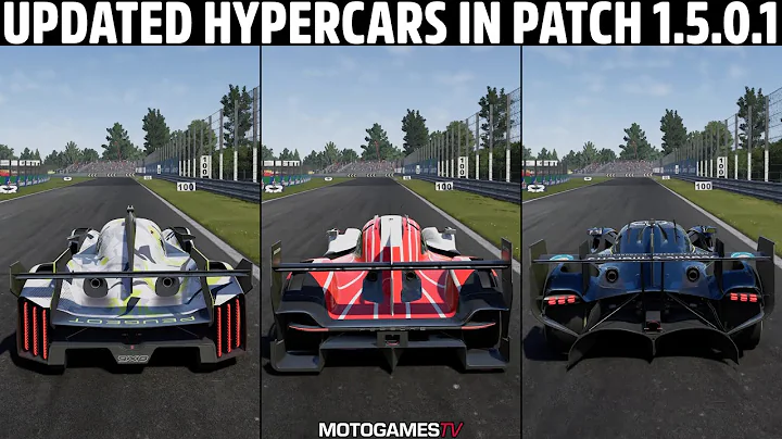 Project Motor Racing - Updated Hypercars Sounds in Update 1.5.0.1