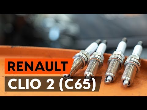 Как заменить свечи зажигания на RENAULT CLIO 2 (C65) [ВИДЕОУРОК AUTODOC]