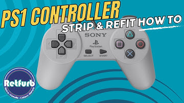 Strip & Refit A Playstation 1 Controller Pad - How to - Retfurb Retro Gaming