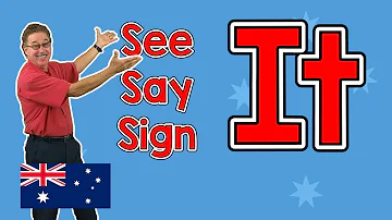 Auslan See it Say it Sign it | Australian Sign Language | Jack Hartmann