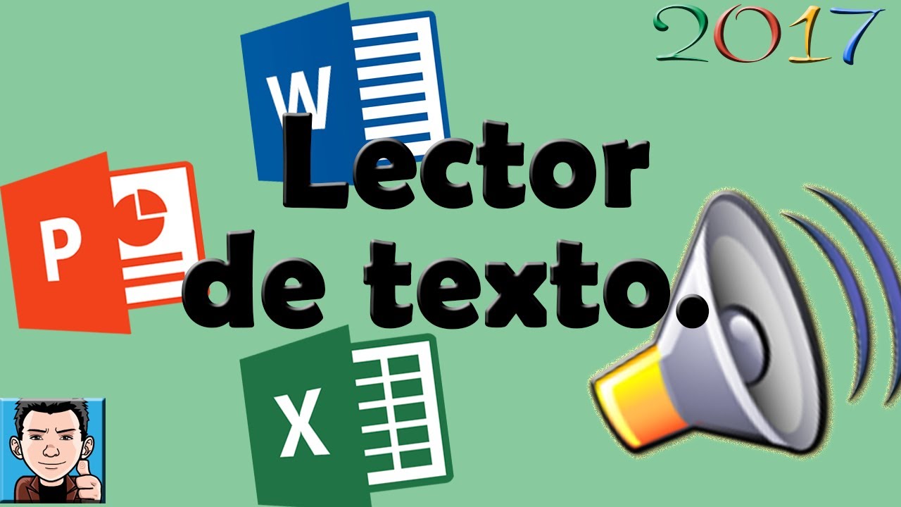 Activa lector de texto en Word, Excel y PowerPoint | español - YouTube