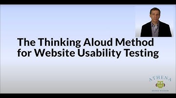 Website Usability Testing: The Thinking Aloud Protocol