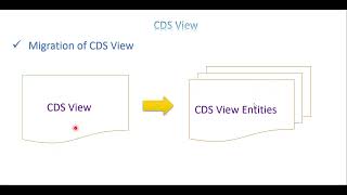 Video 31: CDS View - Migration to View Entities Part 1 by Just2Share 974 views 3 months ago 21 minutes
