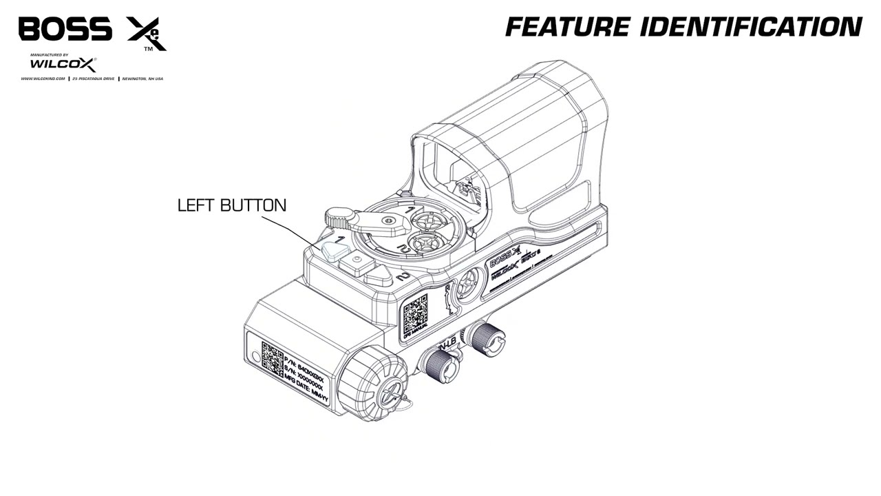 THE WILCOX BOSS Xe | FEATURE IDENTIFICATION