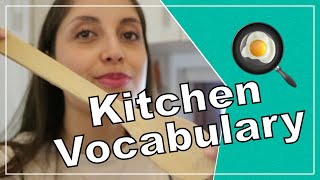 Kitchen Vocabulary 🍳/ Listen and Practice