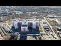 Новое здание скорой помощи в Рязани БСМП аэросъемка 4К