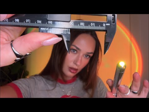 ASMR VERY Fast Aggressive Eye Exam Unpredictable