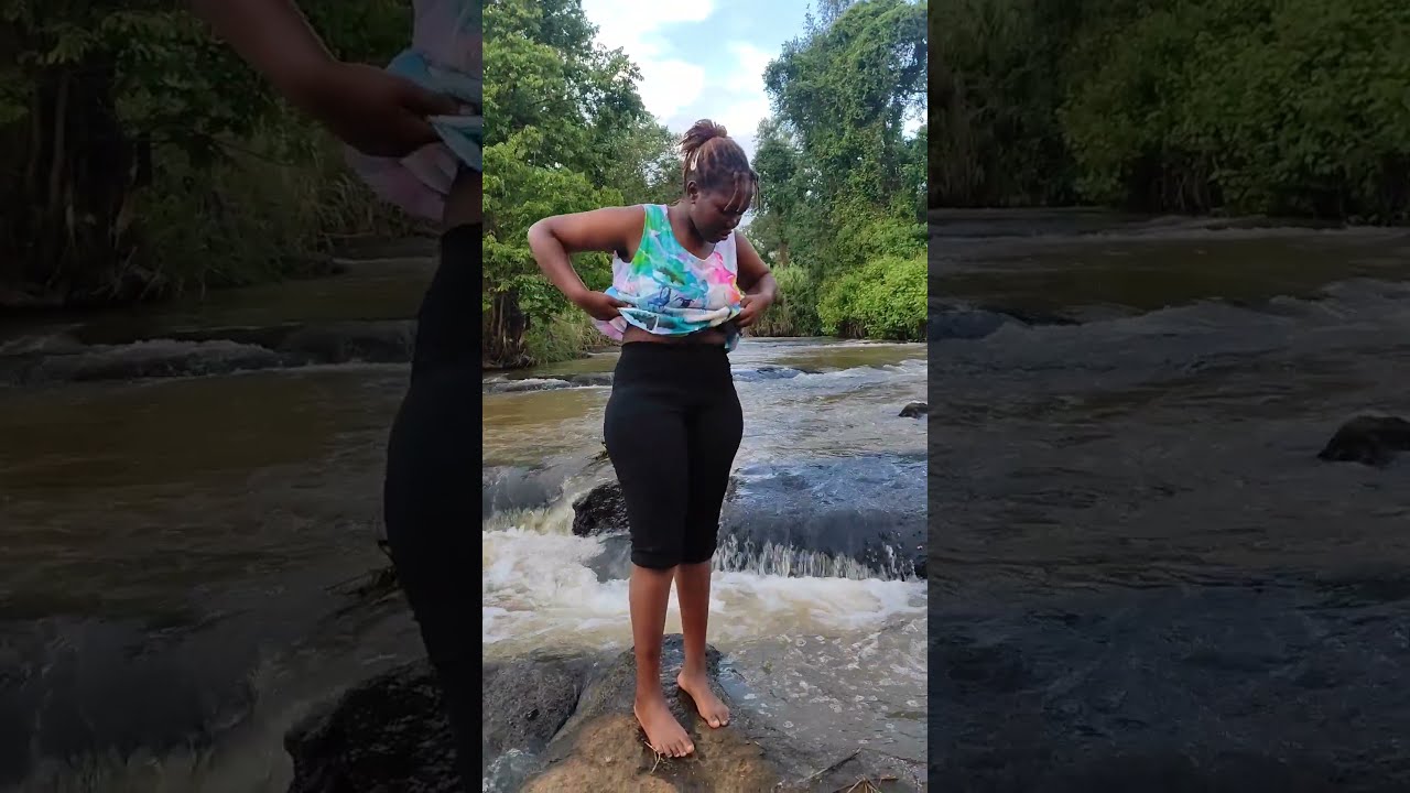 RAW Uncut Outdoor Shower In Africa Unbelievable Nature Adventure Outdoorsvlog Travel
