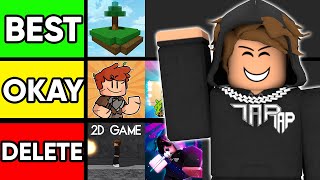 I Ranked My Roblox Games.. (Tier List)