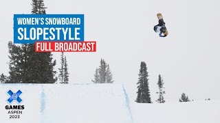 Jeep Women’s Snowboard Slopestyle: FULL COMPETITION | X Games Aspen 2023