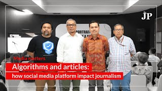 Algorithms and Articles   How social media impact journalism News
