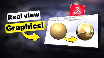 چگونه Real View Graphics  را در SolidWorks 2024 فعال کنیم؟