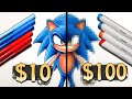 $10 vs $100 MARKER Art | Cheap vs Expensive!! Which is WORTH IT..?
