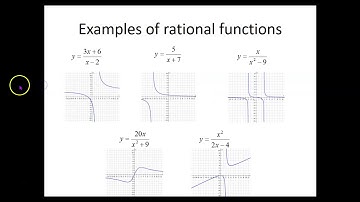 4.1 Rational Functions and Asymptotes part 1