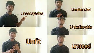 DEAF : U - Alphabetic English Words To Sign Language....