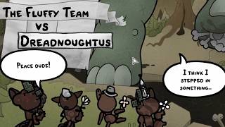Four Druids And Six Crows Form An Orderly Line
