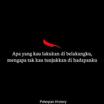 Quotes Di Belakangku - Peterpan (PDaily)