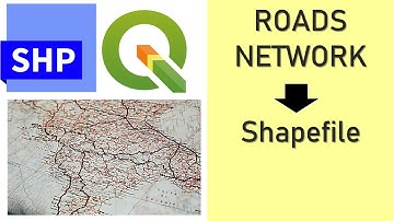 Extract Roads Networks to Shapefile | Step by Step Using QGIS