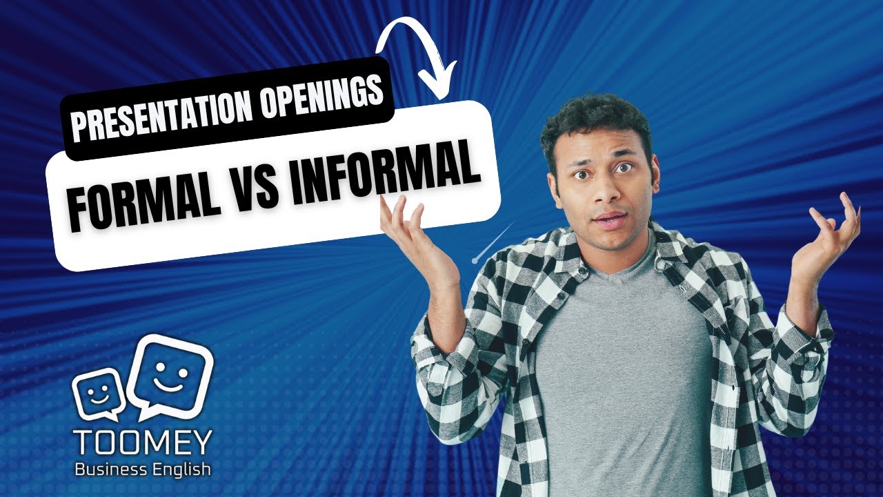 Formal vs Informal Presentation Openers Business English Lesson [Tips