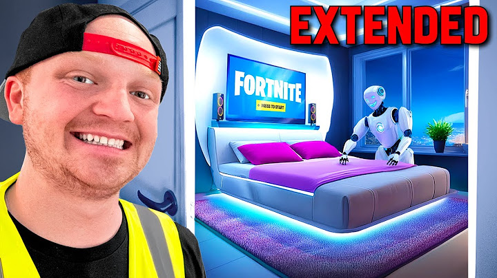 I Built My Futuristic Bedroom - Extended