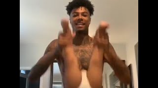 Blueface dancing to his song 'DADDY'