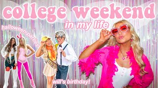 College Weekend In My Life! | Parties, Halloween, Will's Birthday | The University of Alabama