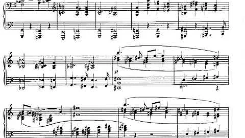 Arthur Honegger - Hommage  Albert Roussel, H.69 for Piano (1928) [Score-Video]