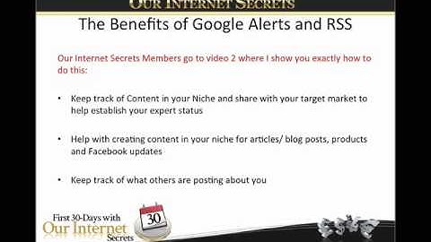 Adding Google Alerts and Subscribing to RSS Feeds