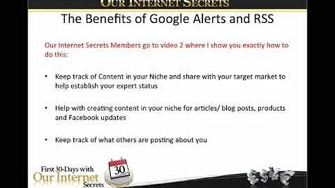 Adding Google Alerts and Subscribing to RSS Feeds