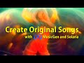 Create original songs with audiocraftmusicgen and solaria