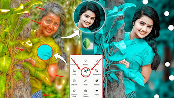 New Snapseed Realistic Background Colour Change Secret Tricks | Snapseed Pa Face Smooth Kaise kare |