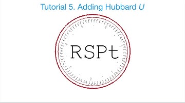 RSPt tutorial 5: DFT+U (Recap of the theory)