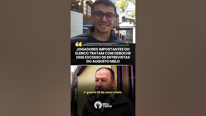 JOGADORES DO CORINTHIANS TRATAM COM DEBOCHE EXCESSO DE ENTREVISTAS DE AUGUSTO MELO