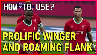 PES2021 How To Use Prolific Winger And Roaming Flank | Playing Style Series