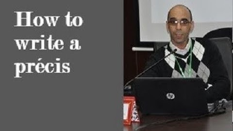 S2 Reading writing a précis