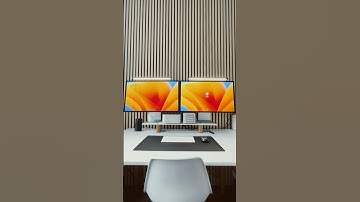 TRAINING DAY Office Upgrade! Dual Apple Studio Displays in Japandi-themed setup!