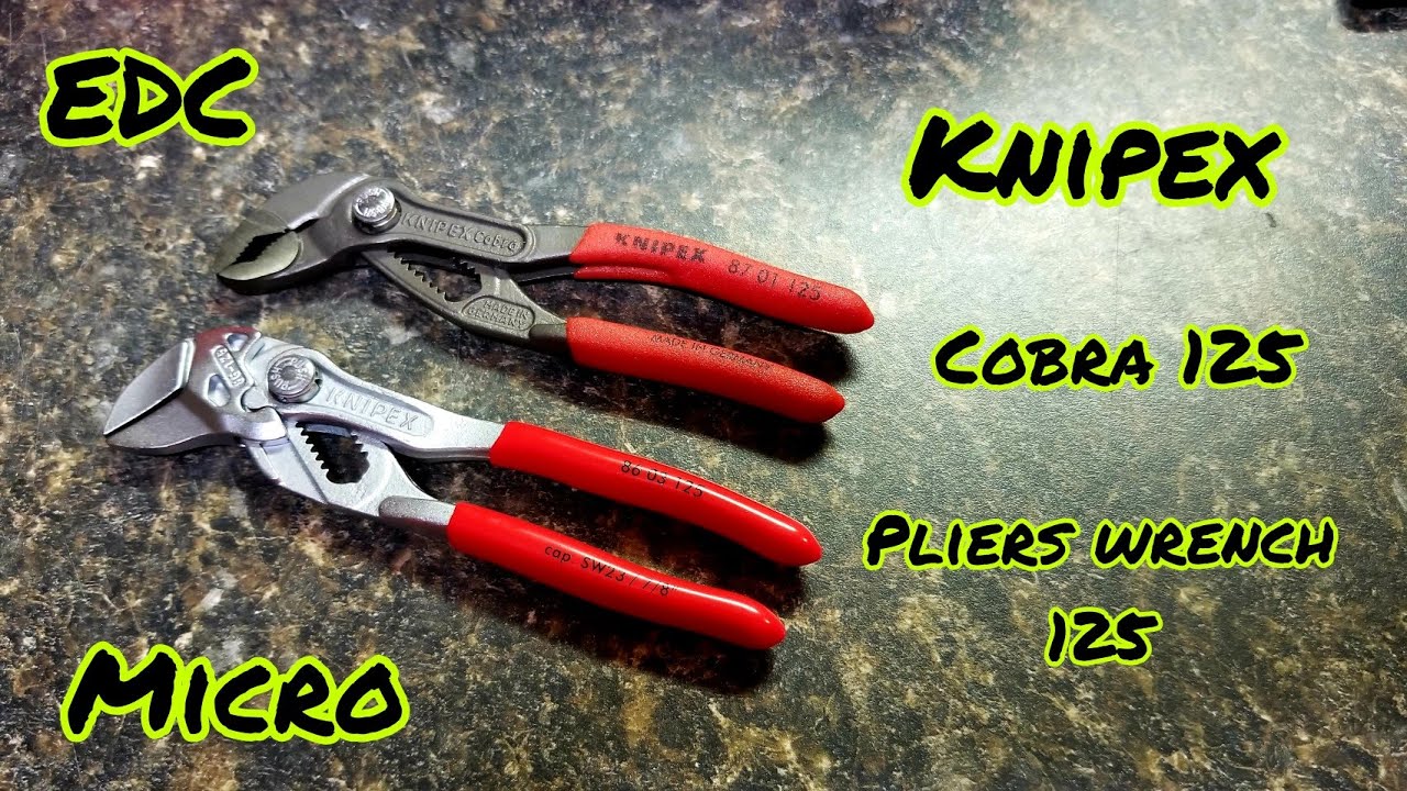 キーコ Knipex Cobra 125 ( 87 01 125 ) & Knipex Pliers Wrench 125 ( 86 03