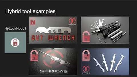 DEF CON Safe Mode Lock Picking Village - d1dymu5  - Hybrid PhySec Tools