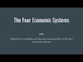 Economic Systems Explained: Characteristics and Decision-Making