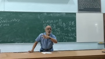 Quantum Mechanics Lecture - 20 Part - 2/2 at DU by Daya Shankar Kulshreshtha