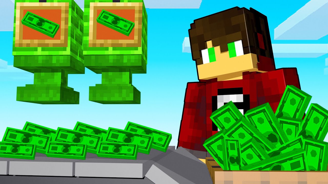 ABRI UM BANCO E FIQUEI RICO no MINECRAFT ✭ Guihh ✭