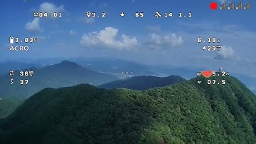 Flywoo & Sharkbyte Range test #4-1 / 4KM / but OSD is frozen