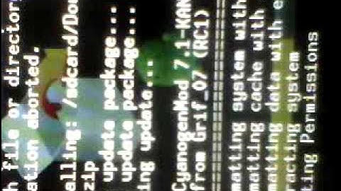 Cyanogen mod installation on samsung galaxy ace