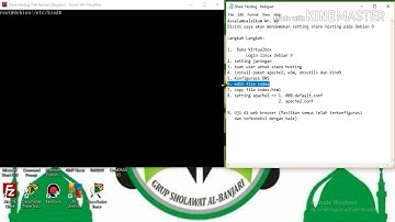 Konfigurasi Share Hosting Debian 9 - SMK YPM 1 TAMAN ~By Vicky F~