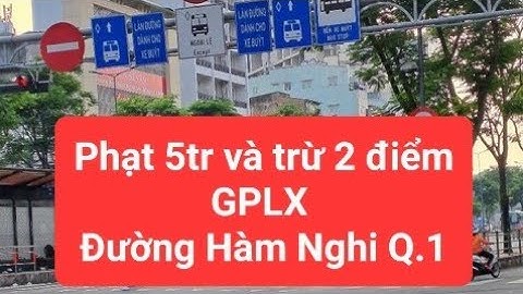 "Tài mới" lưu ý cách đi đúng luật khu vực đường Hàm Nghi Q.1