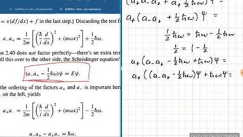 Griffiths introduction to quantum mechanics section 2.3.1 part 3