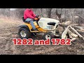 Cub Cadet 1282 and 1782 Tree Down and Wax