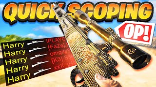 I Built The FASTEST Kar98K QUICKSCOPE Class! 😈 The Best Kar98K Quickscope Class Setup MW!